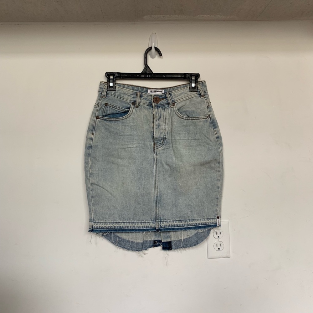 NWT One Teaspoon Denim Skirt
